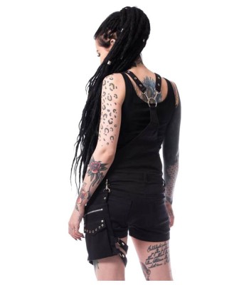 Heartless Vixxin Gothic Glam Goth Grunge Punk NATHALIE PLAYSUIT Jumpsuit Shorts 